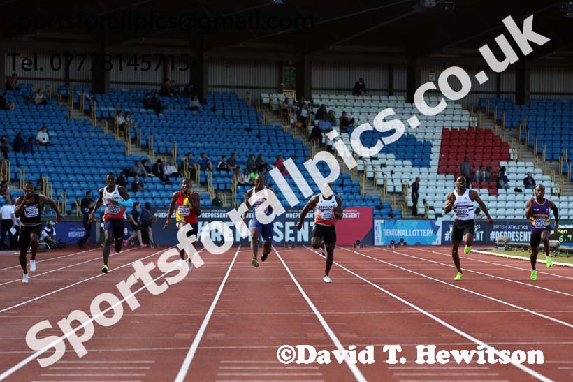 Mens 100 metres, World Championship Team Trials, Alexander Stadium, Birmingham